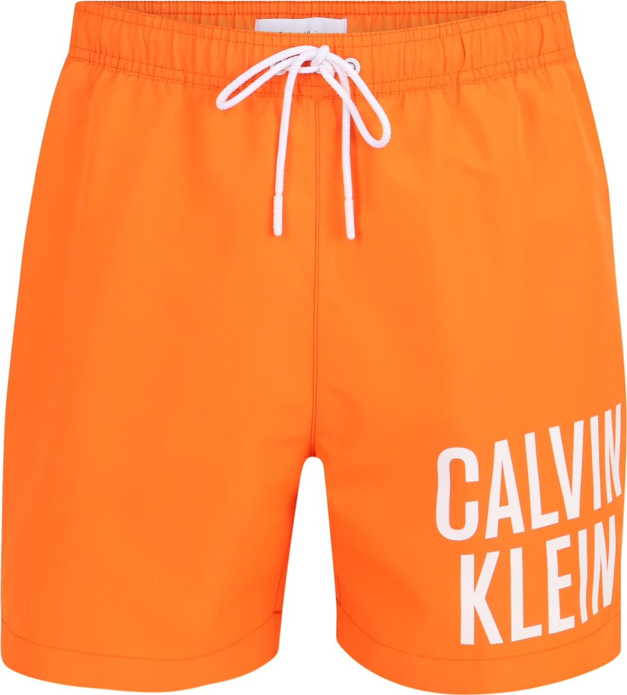 Calvin Klein Swimwear Plavecké šortky oranžová / bílá