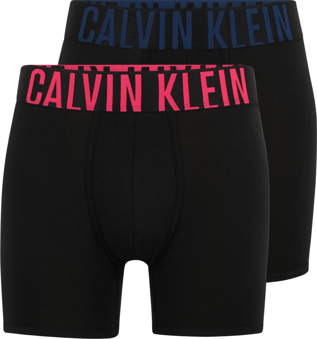 Calvin Klein Underwear Boxerky černá / tmavě modrá / melounová