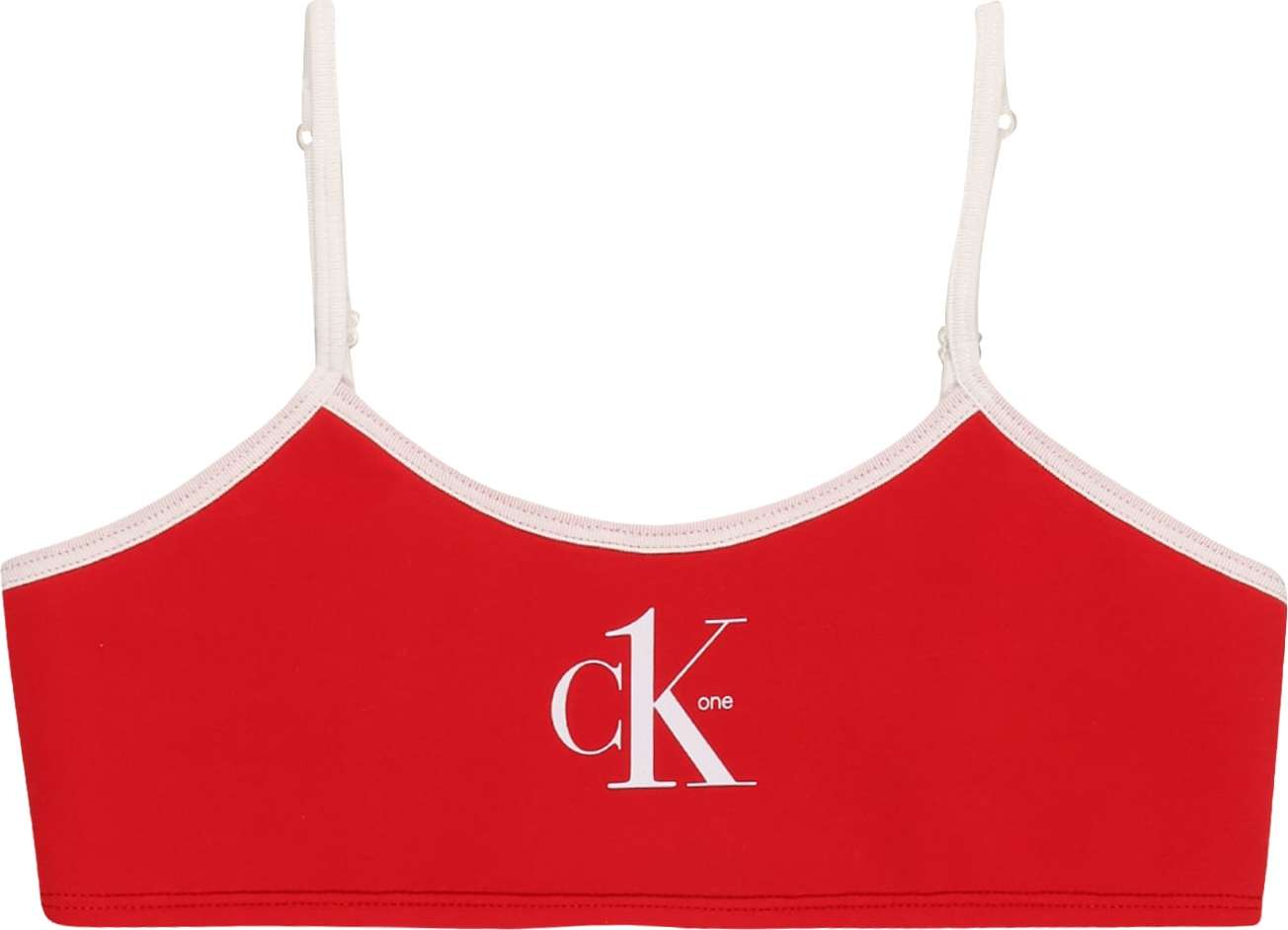 Calvin Klein Underwear Podprsenka červená / bílá