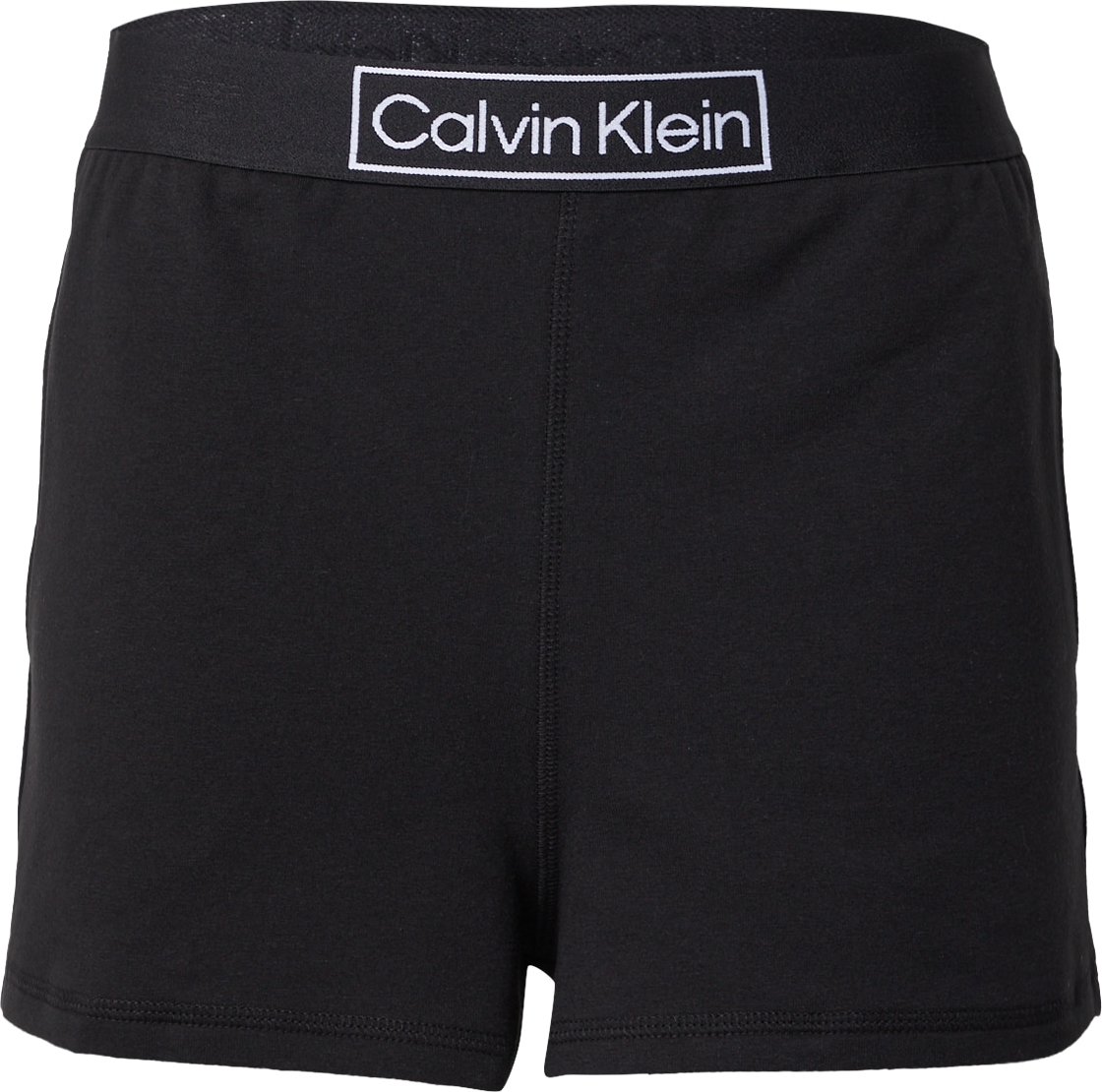 Calvin Klein Underwear Pyžamové kalhoty černá / bílá