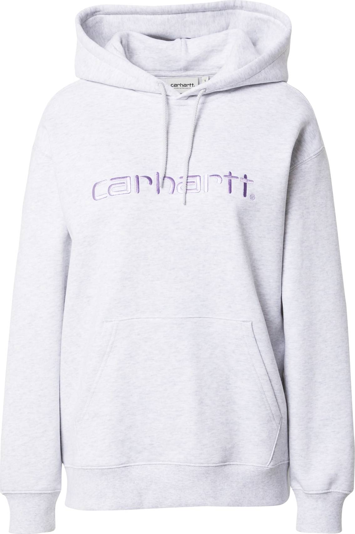 Carhartt WIP Mikina šedý melír / fialová