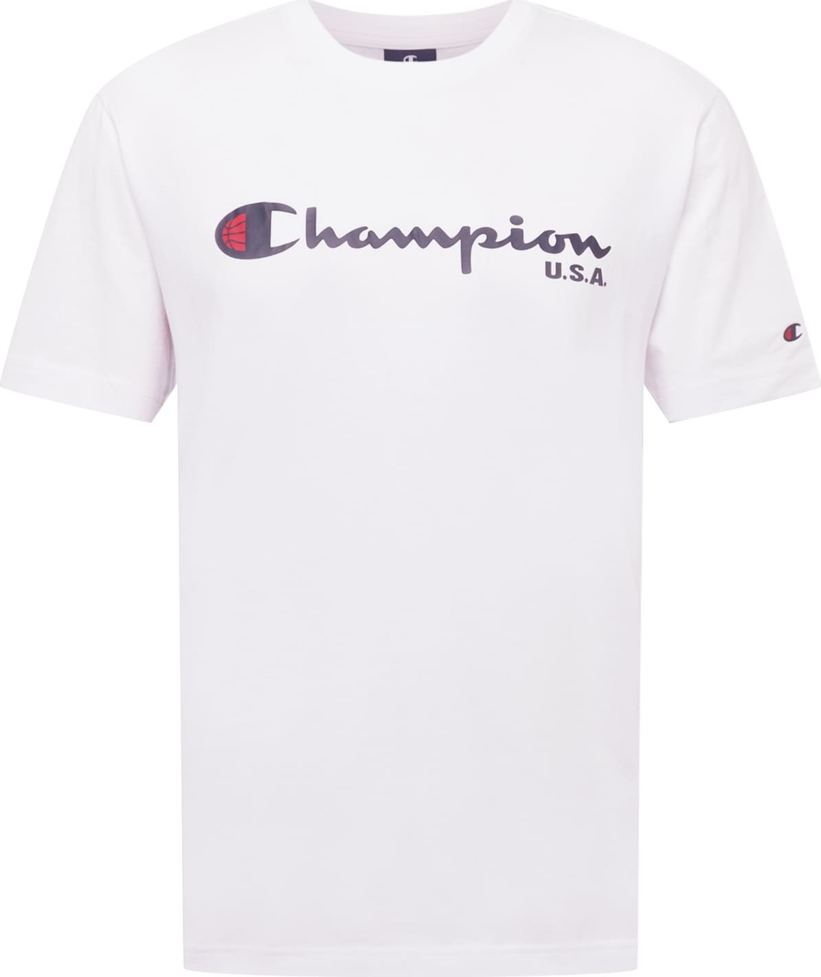 Champion Authentic Athletic Apparel Tričko bílá / námořnická modř / červená