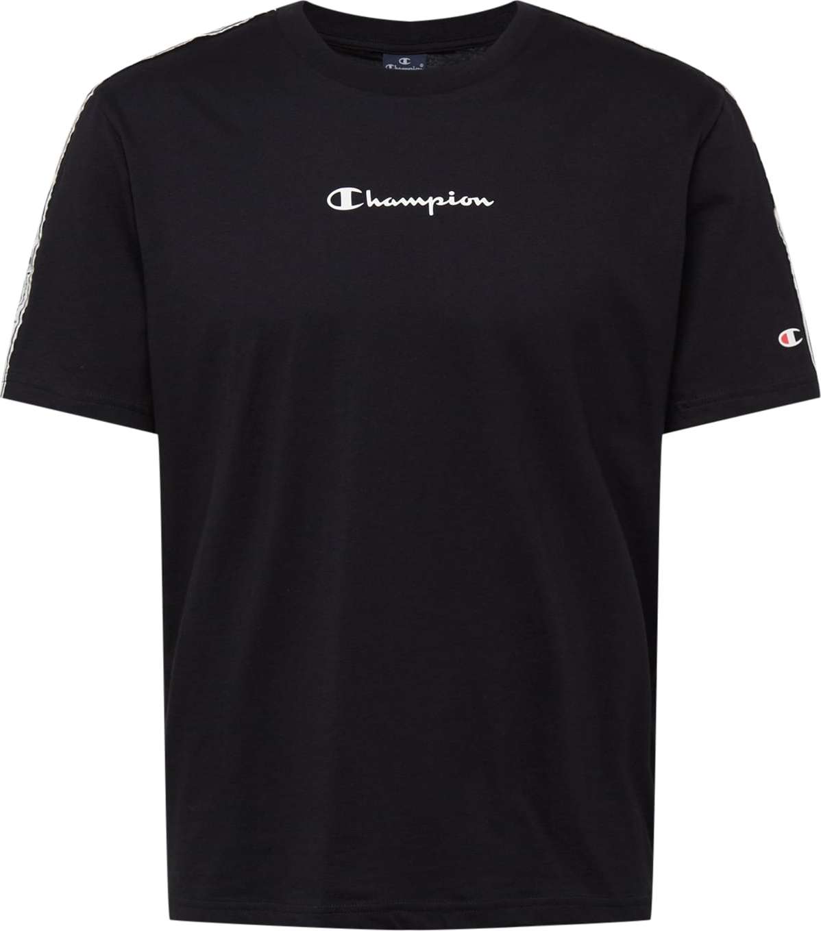 Champion Authentic Athletic Apparel Tričko černá / bílá / červená