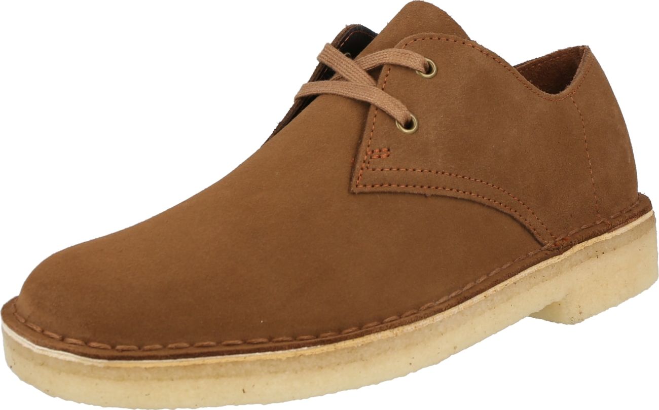 Clarks Originals Šněrovací boty 'Desert Khan' hnědá