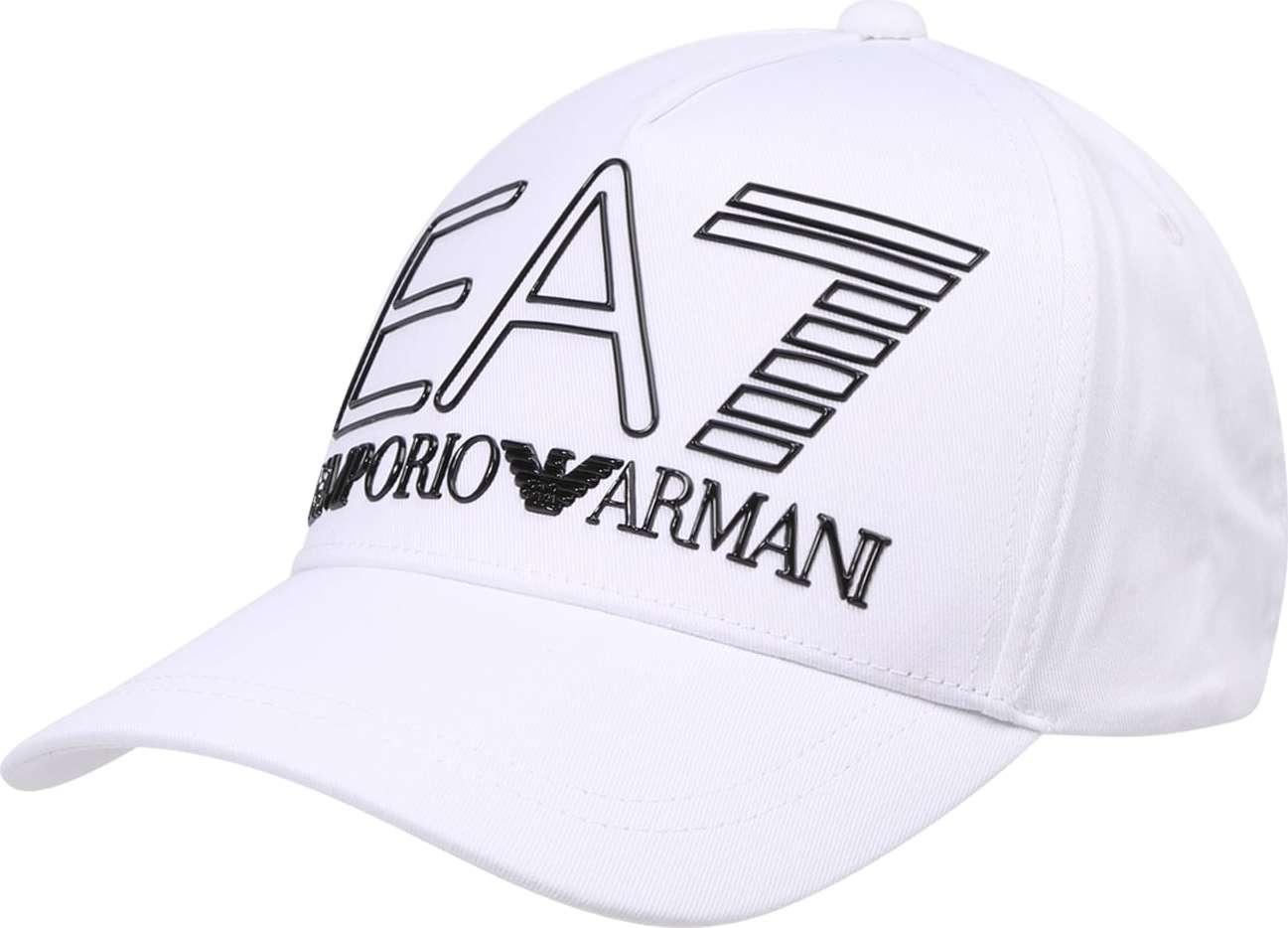 EA7 Emporio Armani Kšiltovka bílá / černá