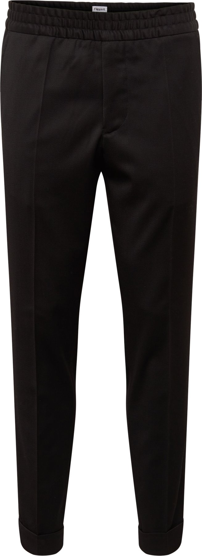 Filippa K Kalhoty s puky 'M. Terry Gabardine Cropped Trouser' černá