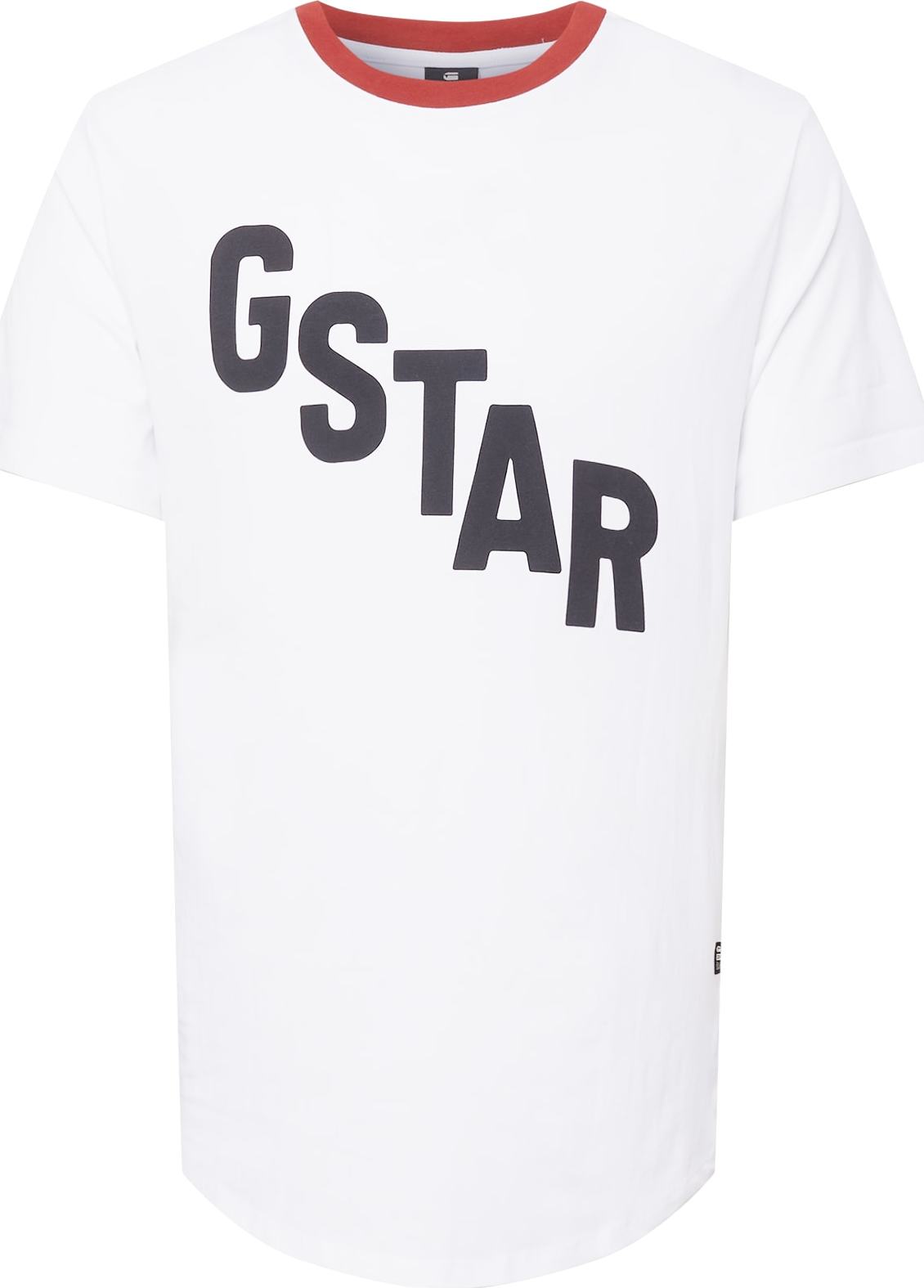 G-Star RAW Tričko 'Lash' bílá / černá / červená