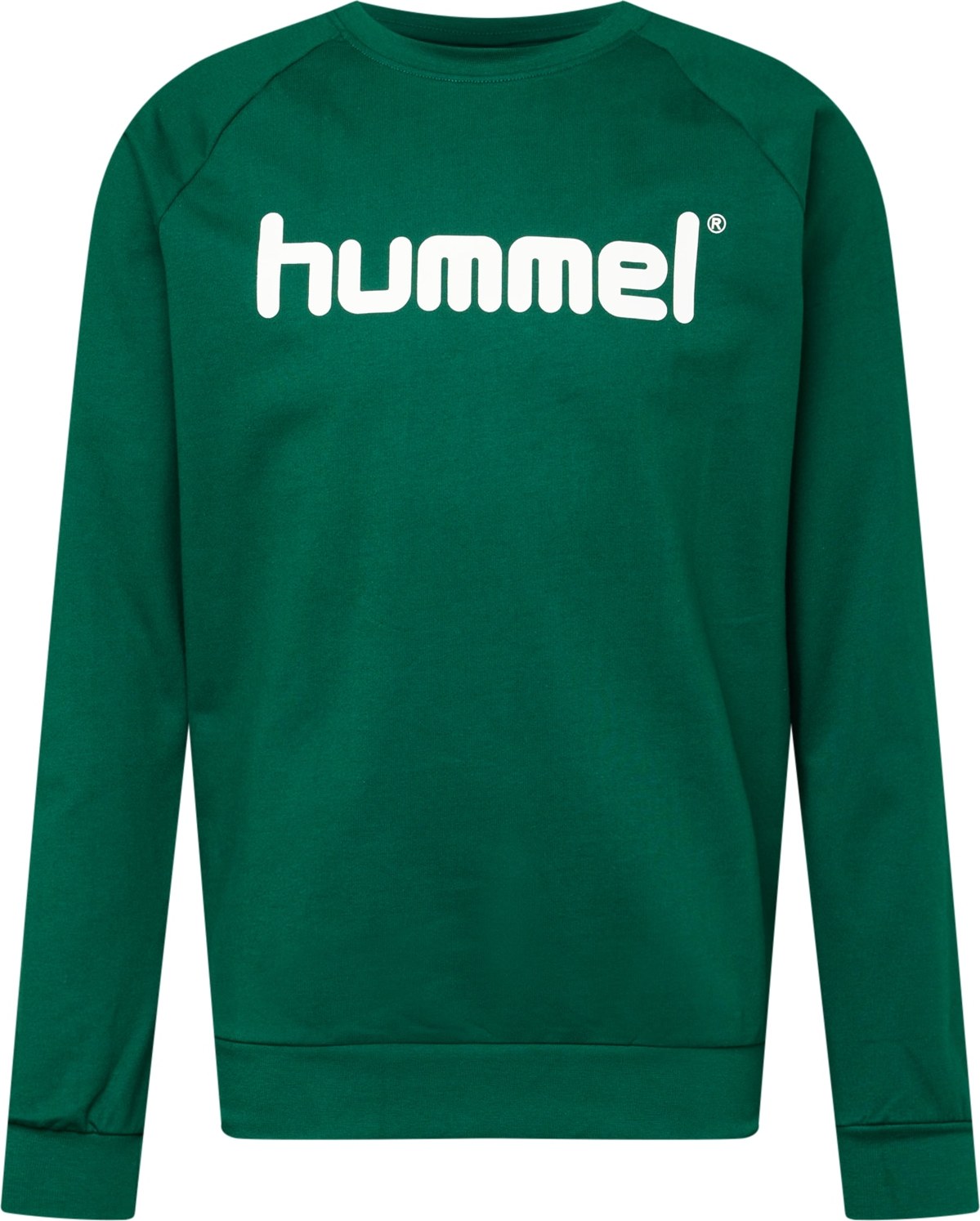 Hummel Sportovní mikina bílá / zelená