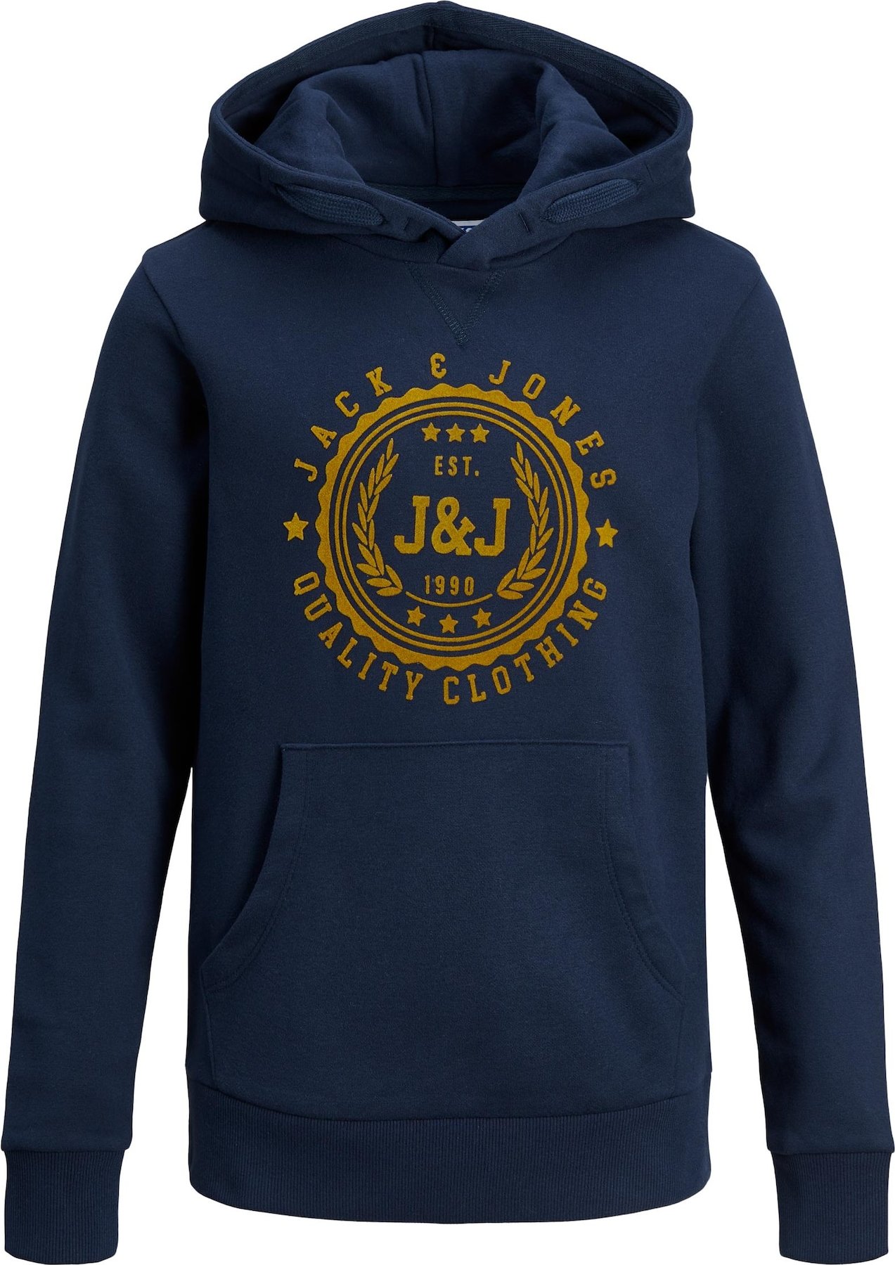 Jack & Jones Junior Mikina námořnická modř / zlatě žlutá