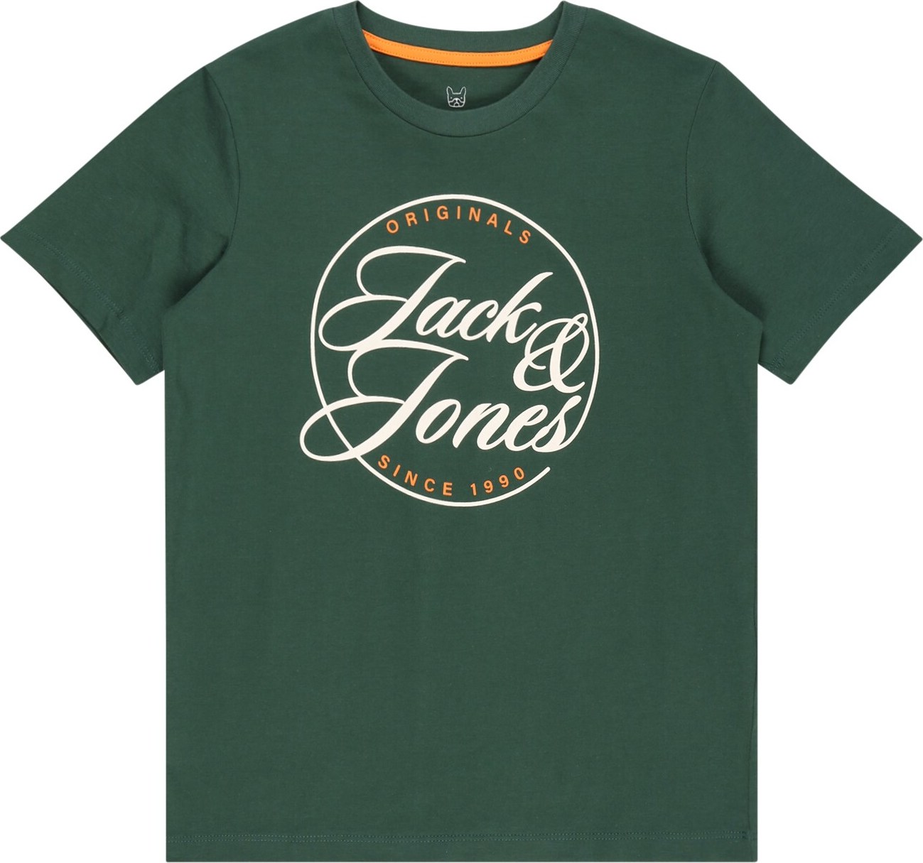 Jack & Jones Junior Tričko 'TRUCE' khaki / bílá