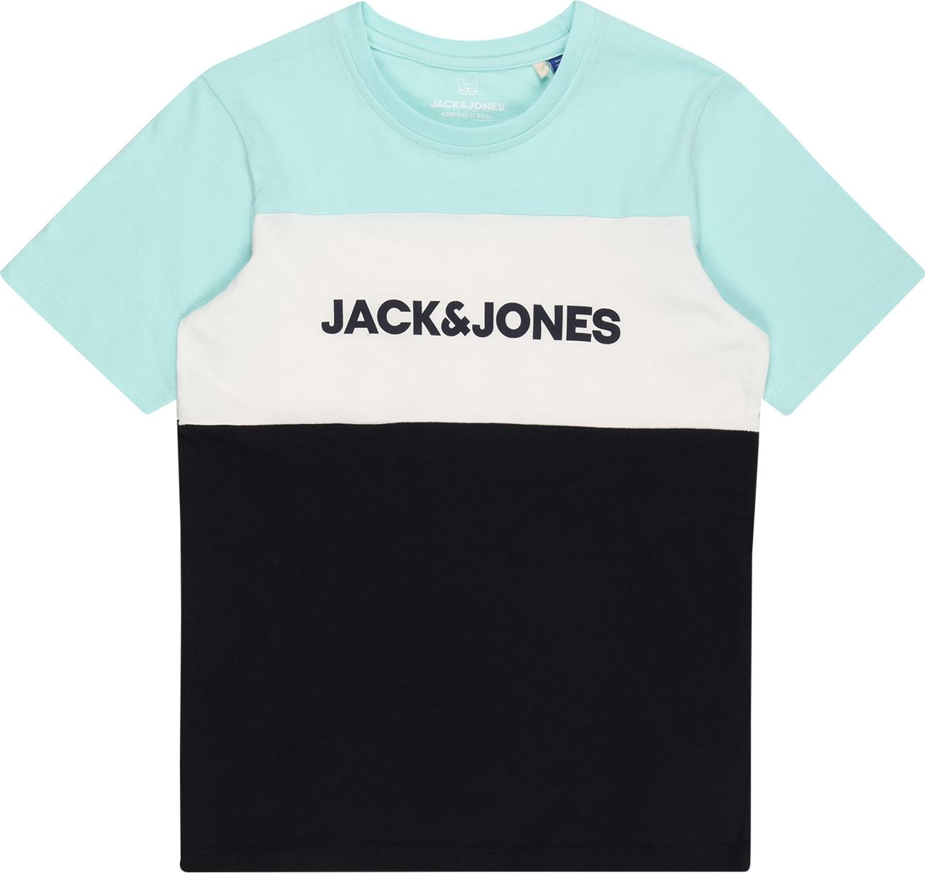 Jack & Jones Junior Tričko tyrkysová