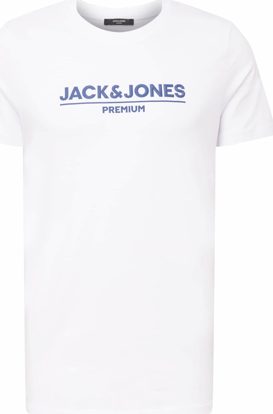 JACK & JONES Tričko bílá / námořnická modř