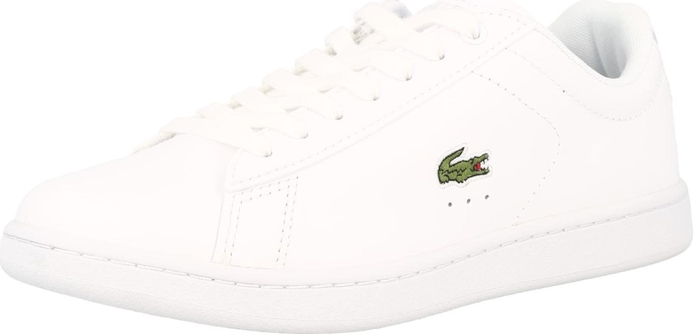 LACOSTE Tenisky 'Carnaby' bílá / zelená / červená