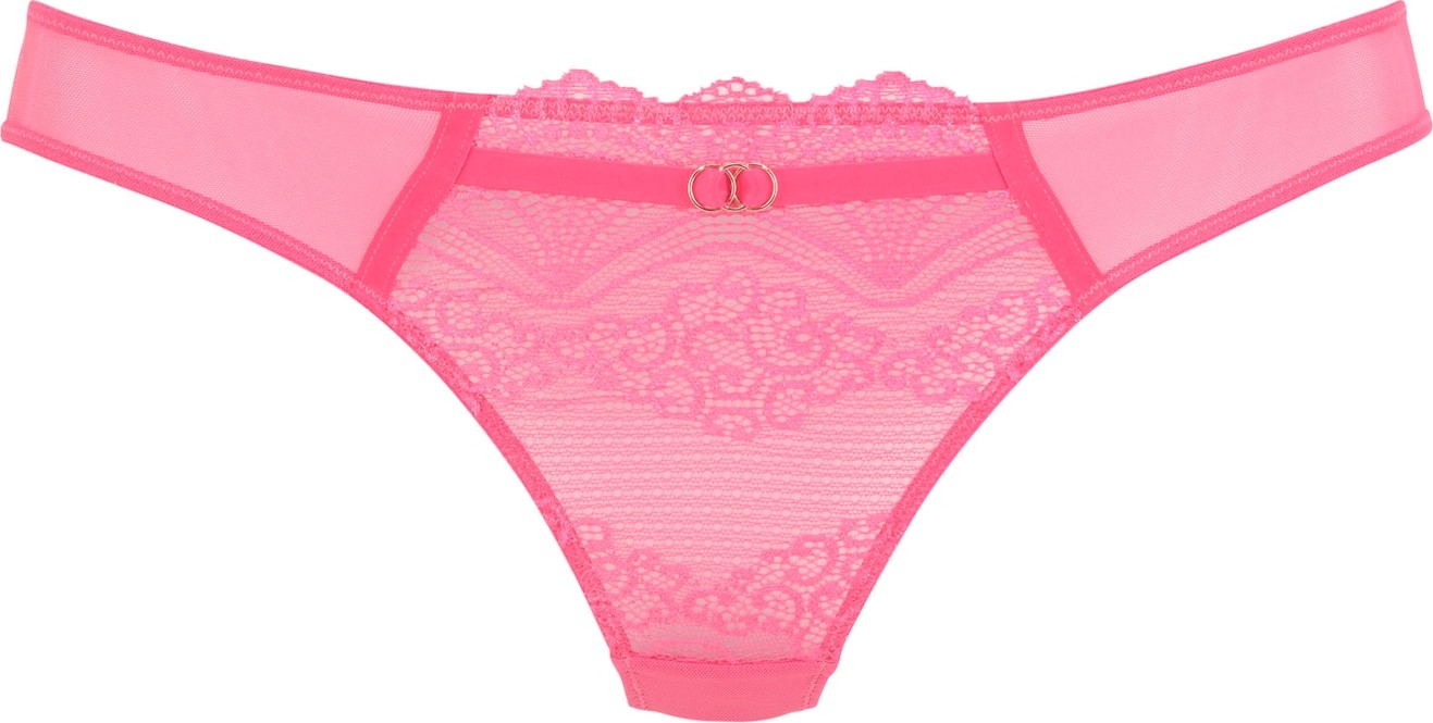 LASCANA Tanga pink / zlatá