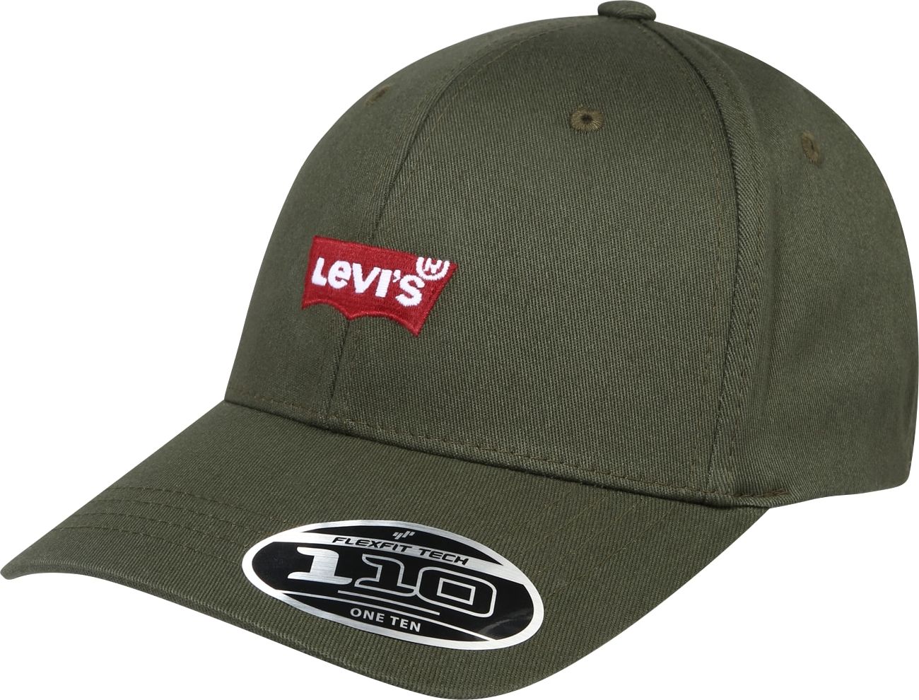 LEVI'S Kšiltovka khaki / bílá / červená