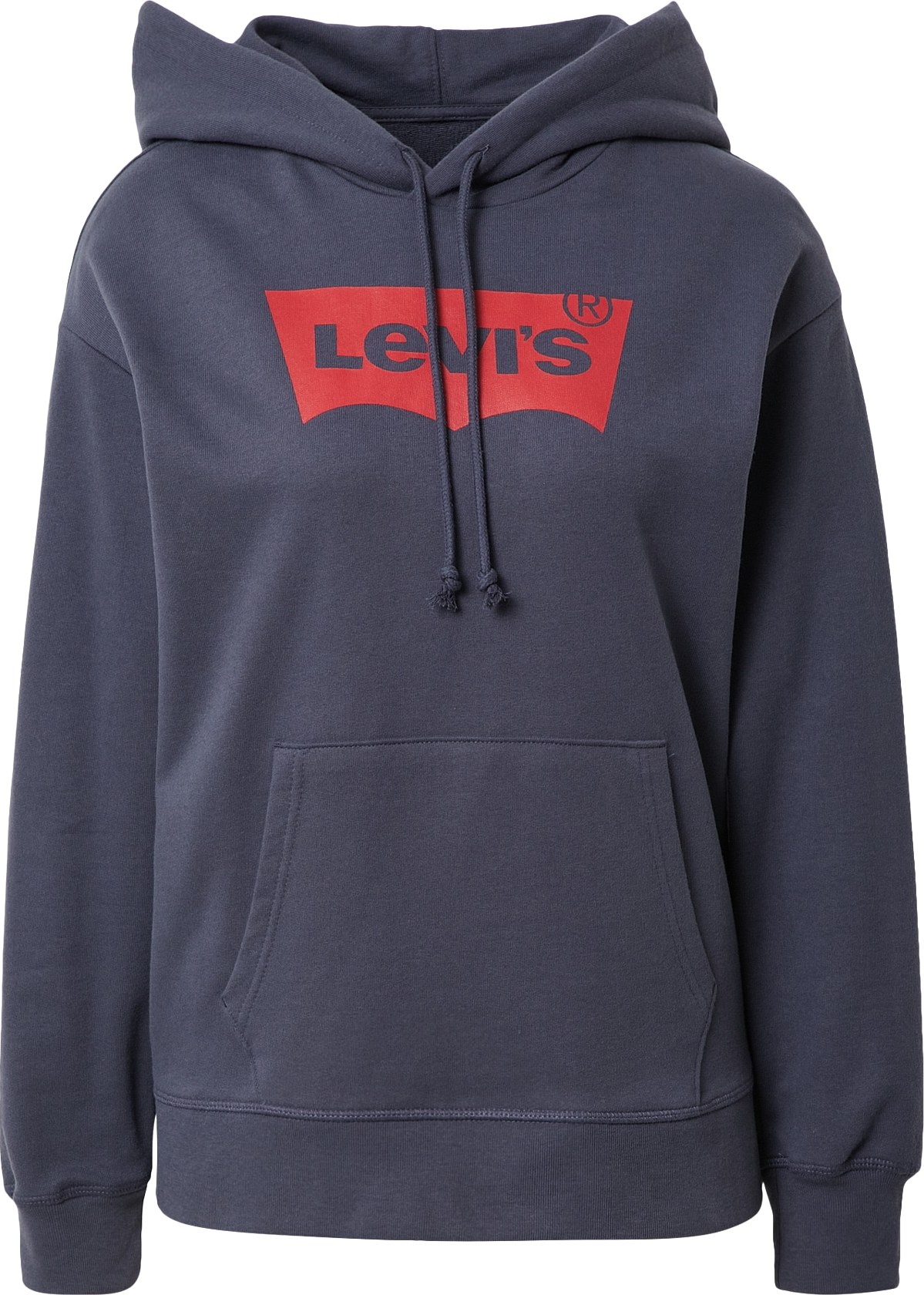 LEVI'S Mikina červená / čedičová šedá