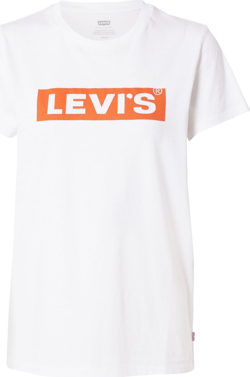 LEVI'S Tričko bílá / oranžová