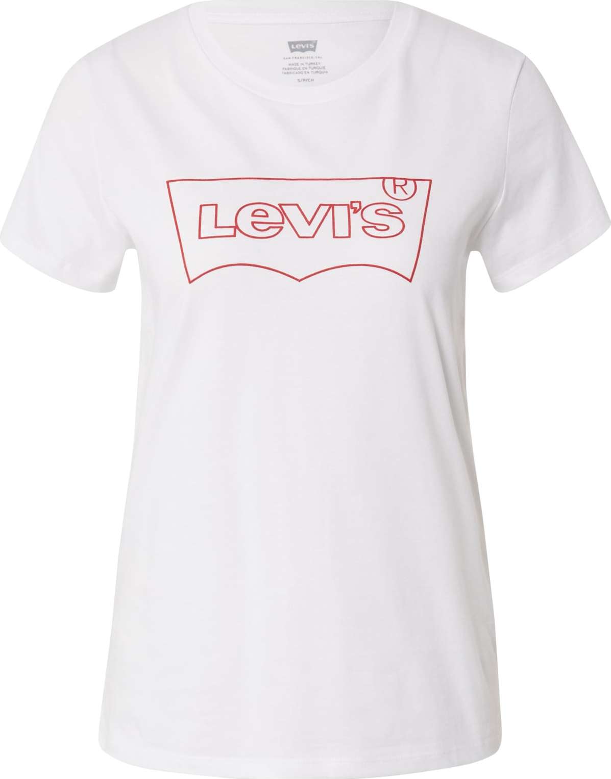 LEVI'S Tričko bílá / červená