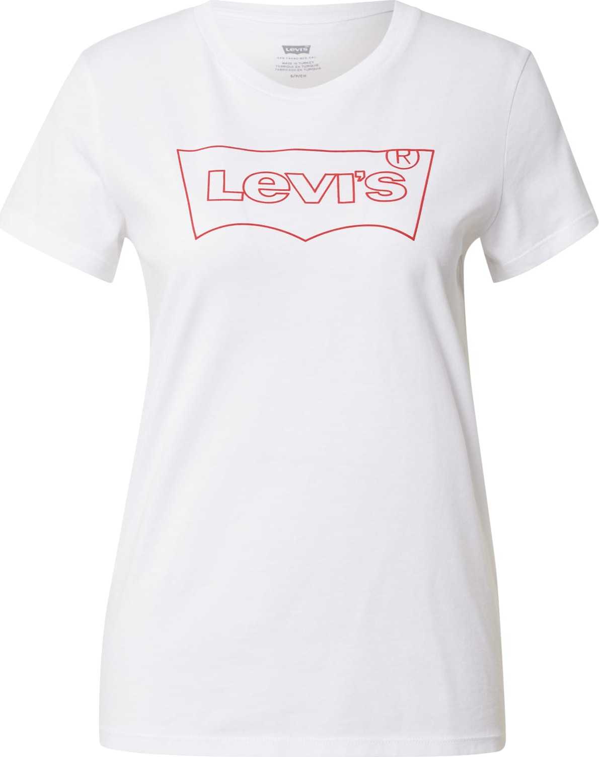 LEVI'S Tričko bílá / červená