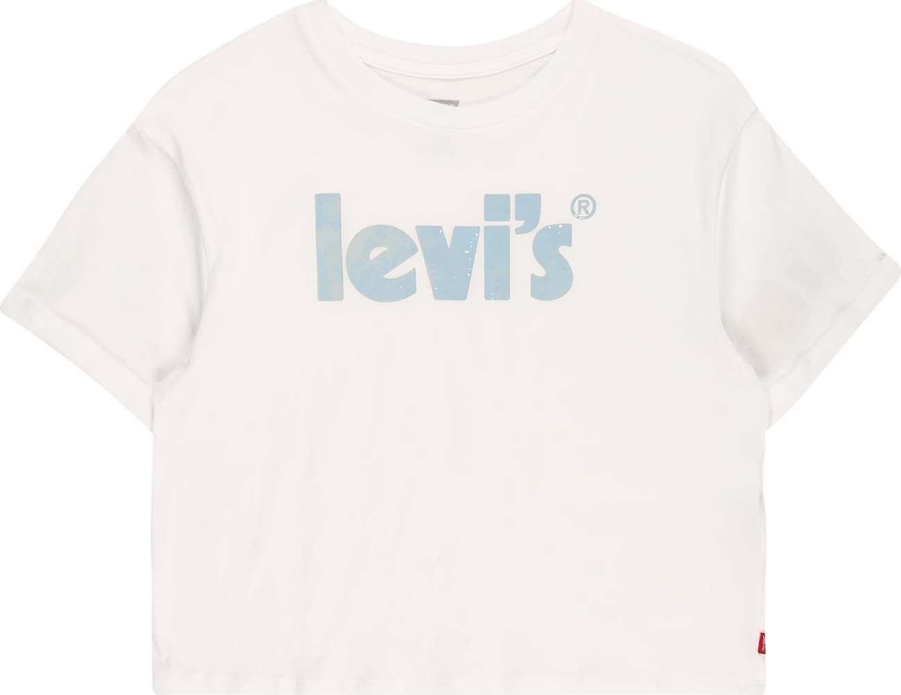 LEVI'S Tričko 'MEET & GREET' bílá / kouřově modrá / kouřově šedá