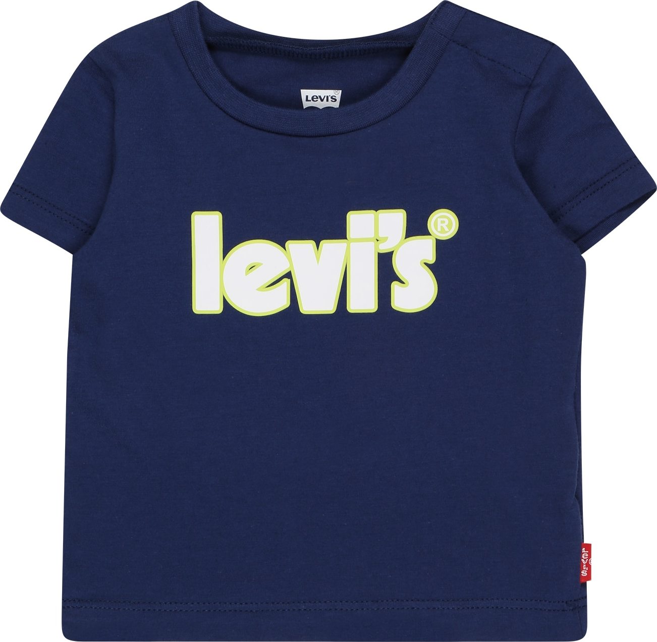 LEVI'S Tričko noční modrá / bílá / citronová