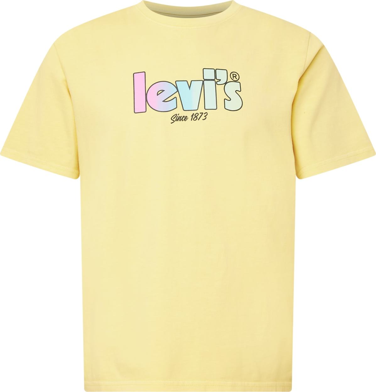 LEVI'S Tričko žlutá / černá / pink / světlemodrá