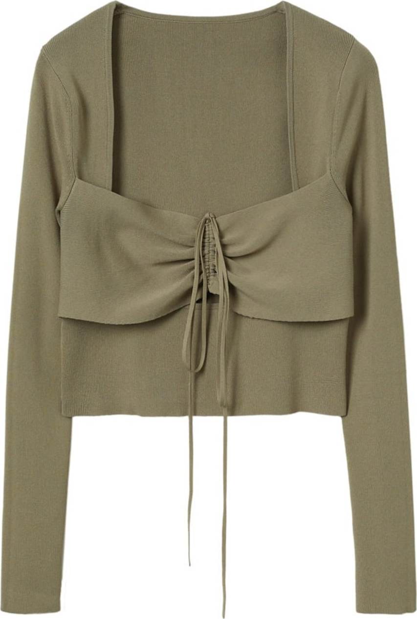 MANGO Svetr 'Malefica' khaki