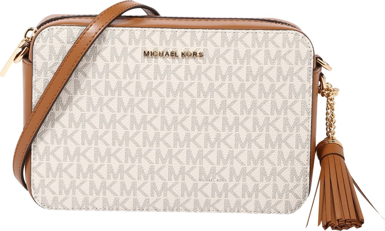 MICHAEL Michael Kors Taška přes rameno karamelová / tmavě béžová / tělová