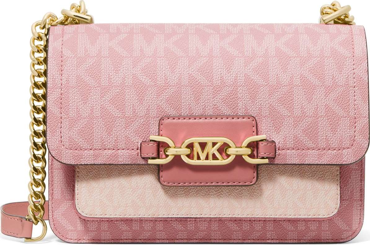 MICHAEL Michael Kors Taška přes rameno růže / pastelově růžová / bílá