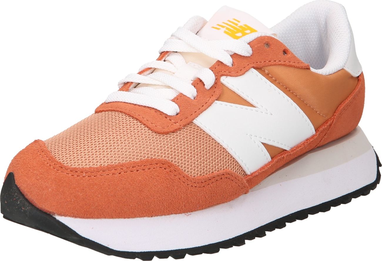 new balance Tenisky bílá / tmavě oranžová / mandarinkoná