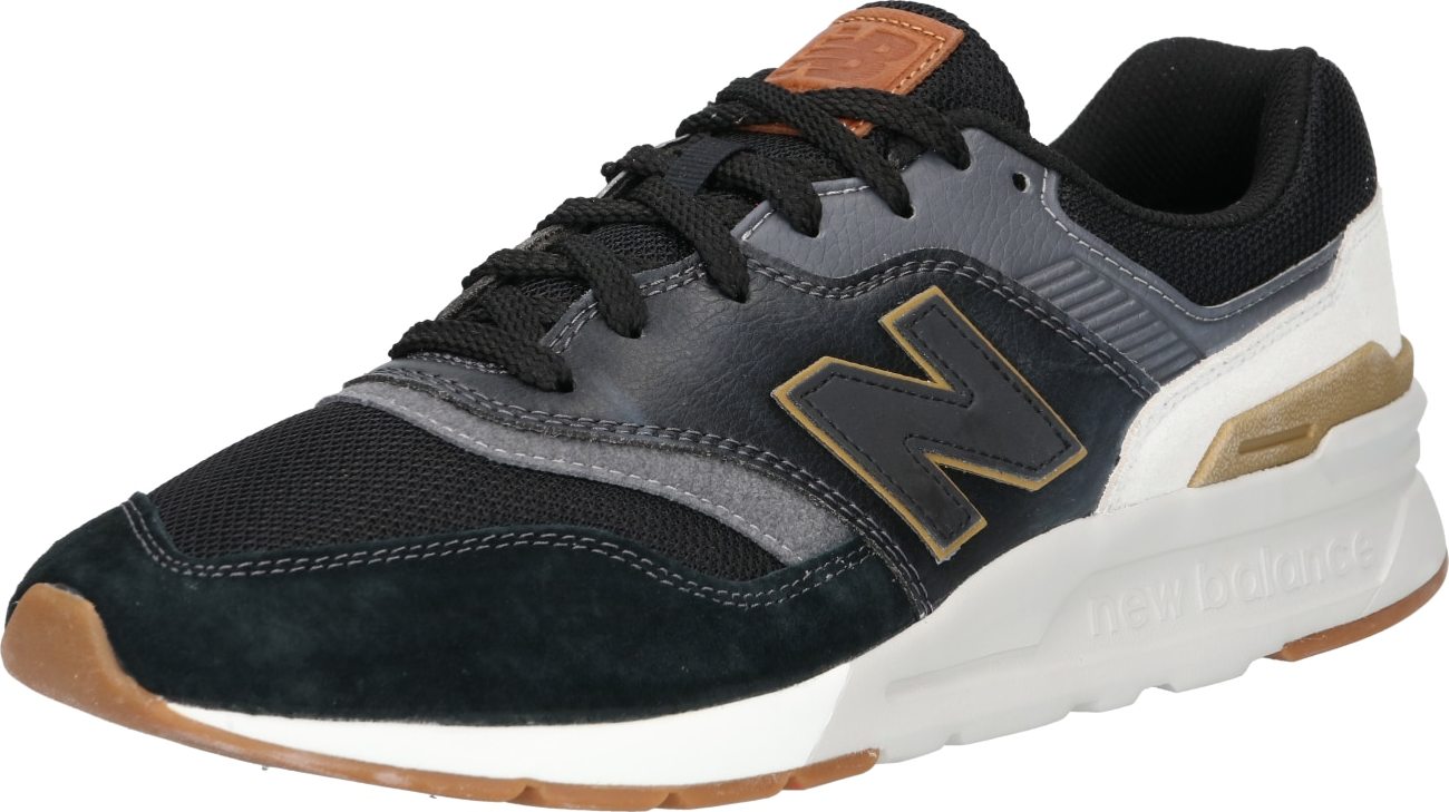 new balance Tenisky černá / stříbrně šedá / námořnická modř / koňaková