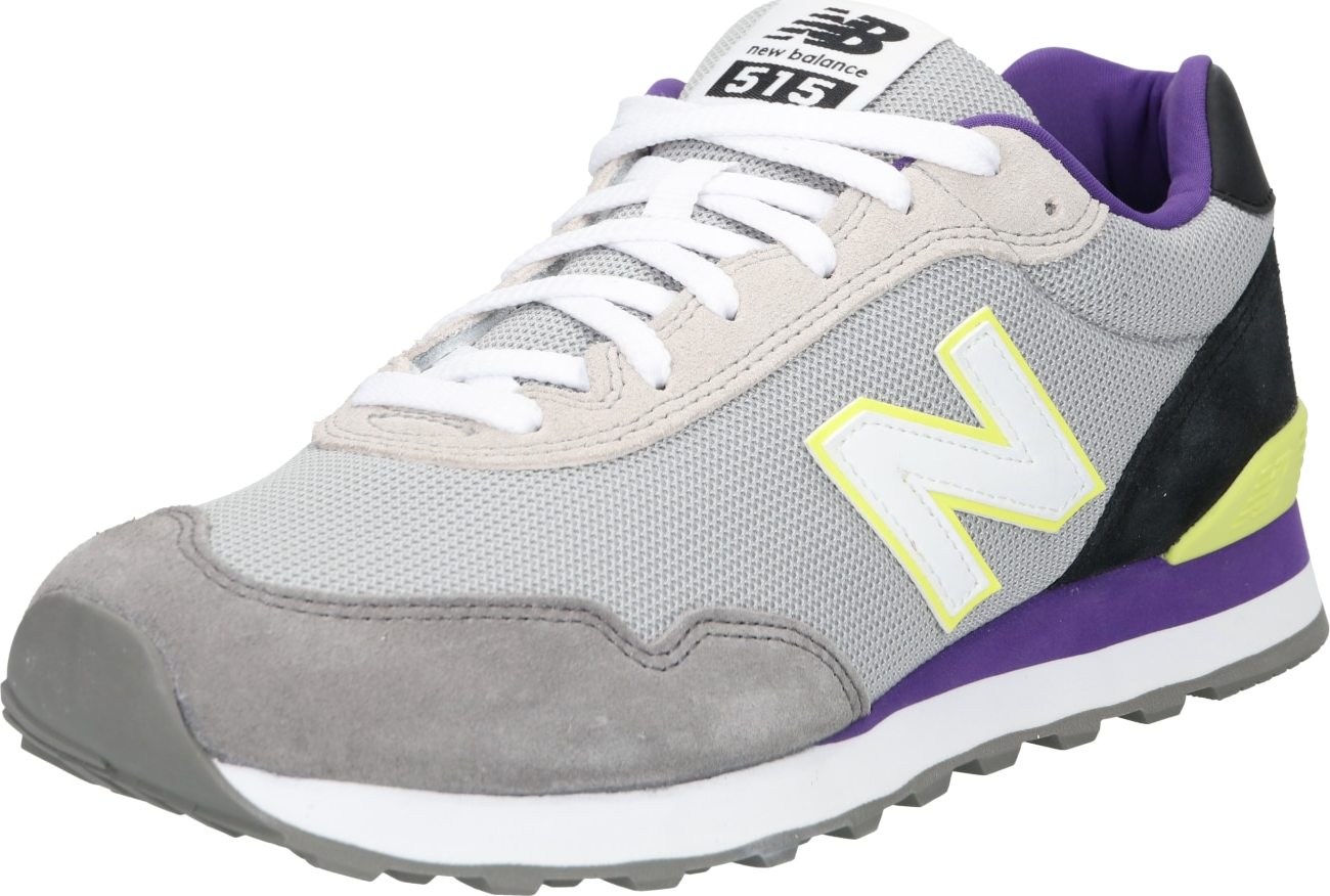 new balance Tenisky světle šedá / černá / tmavě fialová