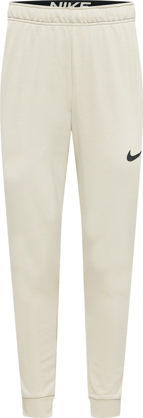 NIKE Sportovní kalhoty černá / krémová