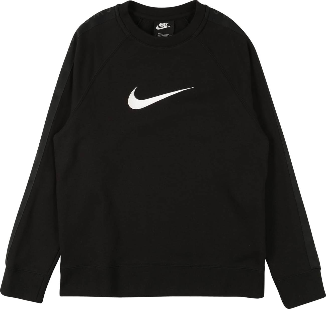 Nike Sportswear Mikina černá / bílá