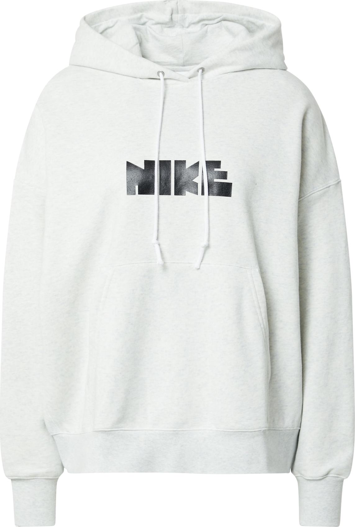 Nike Sportswear Mikina světle šedá / černá