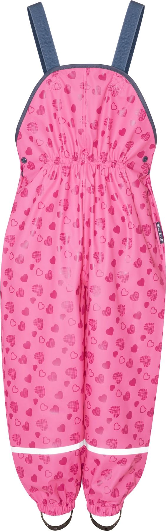 PLAYSHOES Kalhoty 'Regenlatzhose mit Herzchen' pink