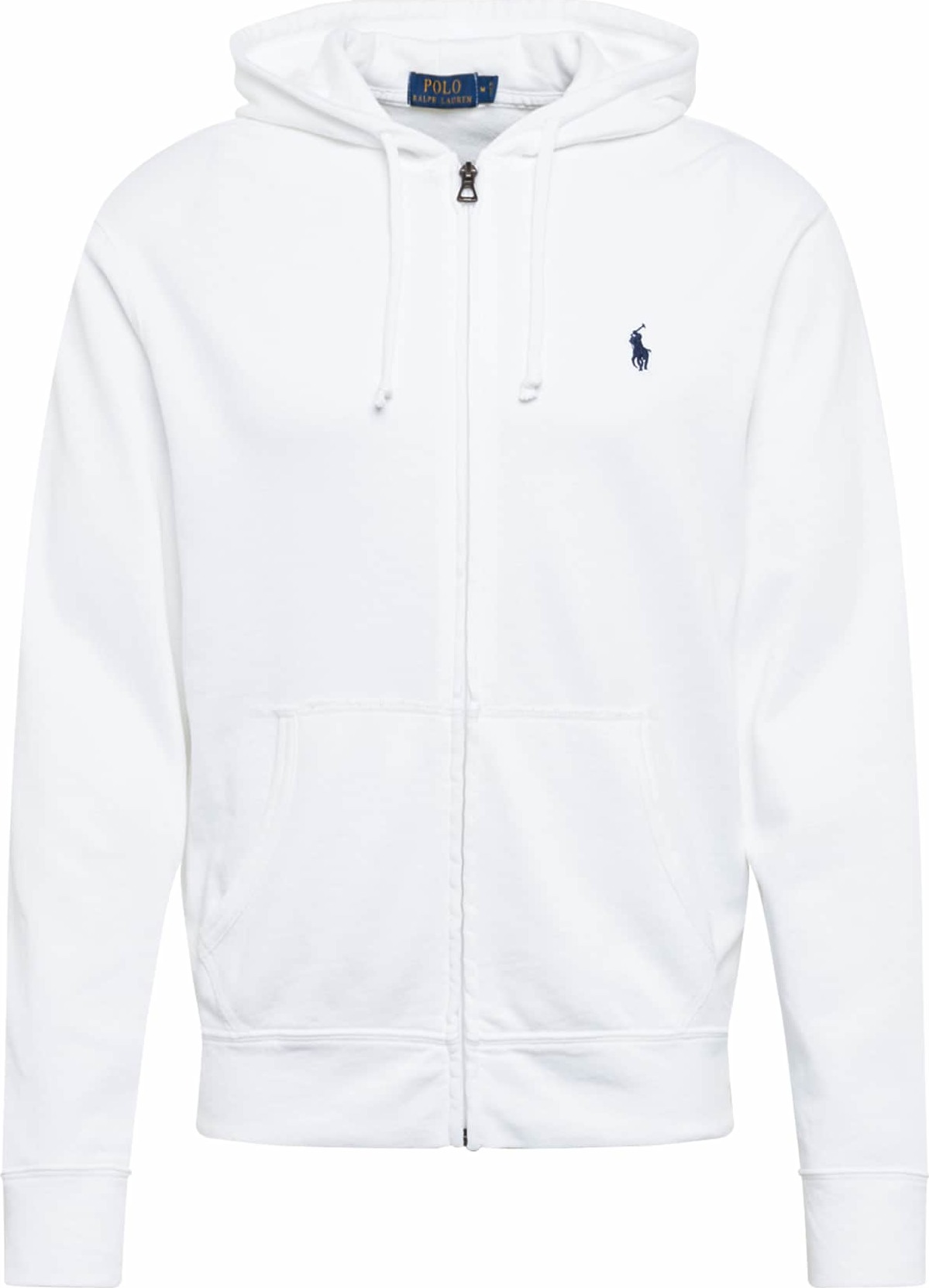 Polo Ralph Lauren Mikina s kapucí 'LSFZHOODM12-LONG SLEEVE-KNIT' bílá