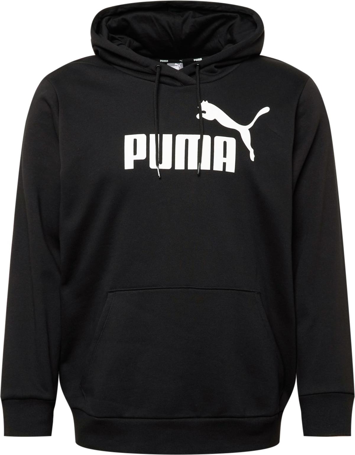 PUMA Mikina černá / bílá