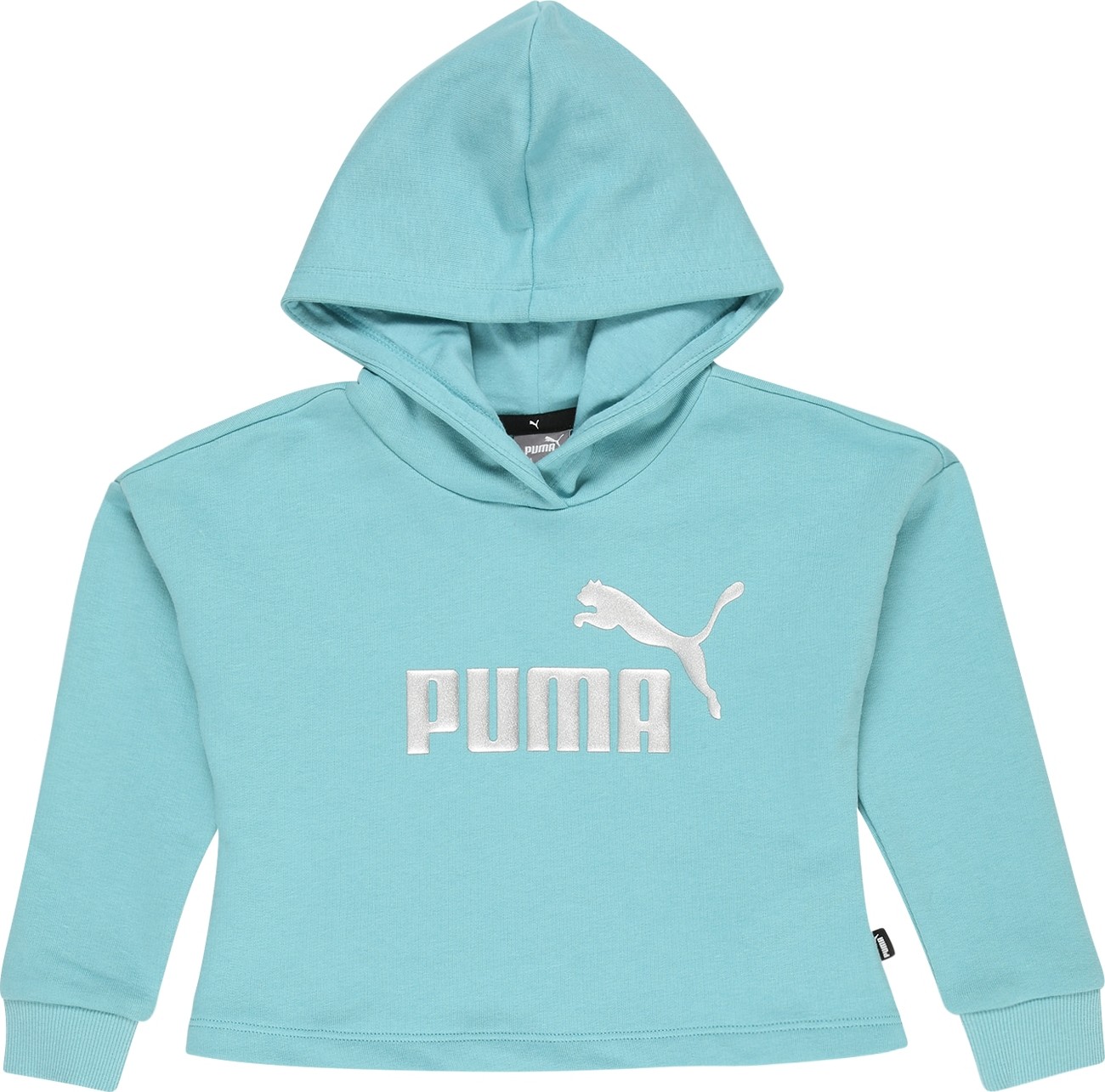 PUMA Mikina světlemodrá / stříbrná