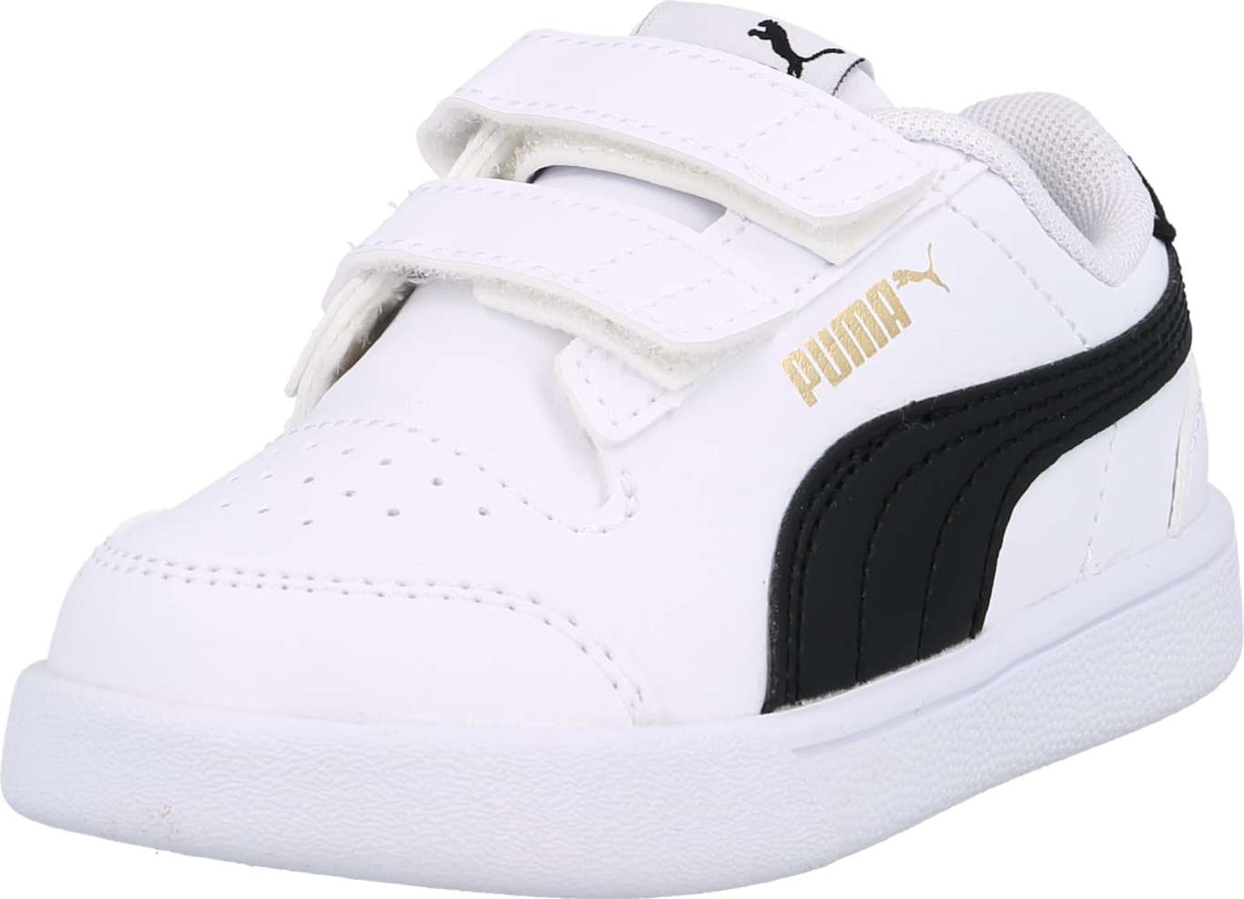 PUMA Tenisky 'Shuffle V' bílá / černá / zlatá