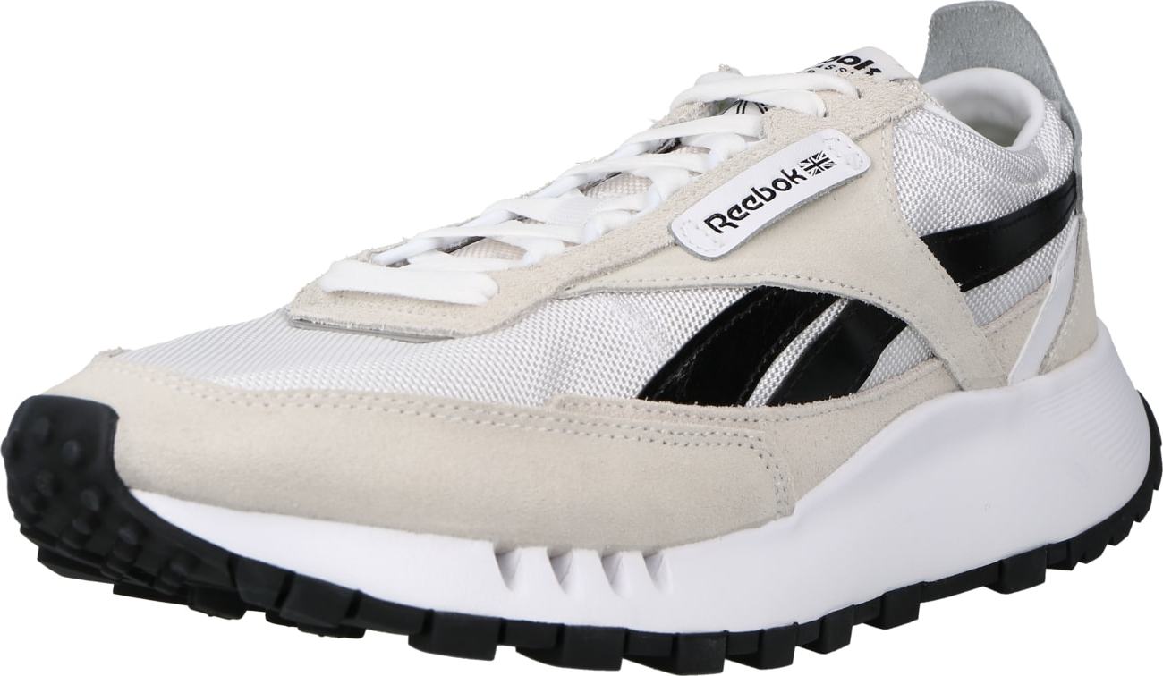 Reebok Classics Tenisky 'Legacy' černá / světle šedá / krémová