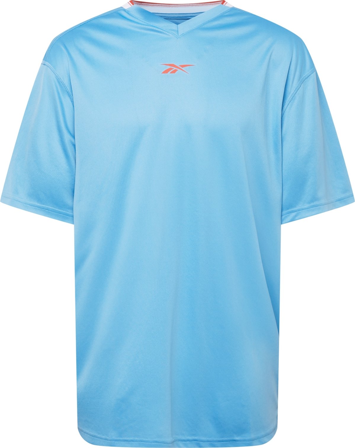 Reebok Sport Funkční tričko světlemodrá / oranžová / bílá