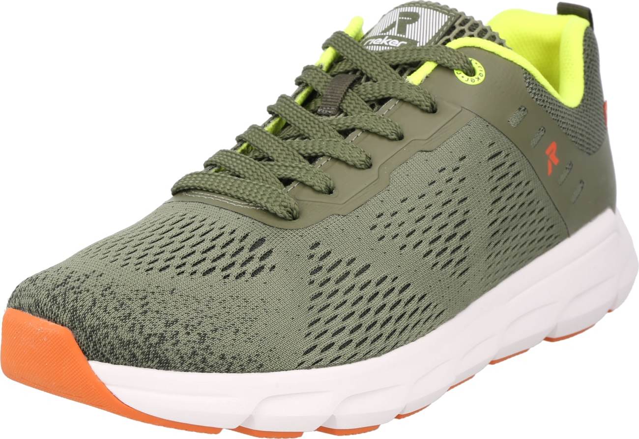 Rieker Evolution Tenisky khaki / limone