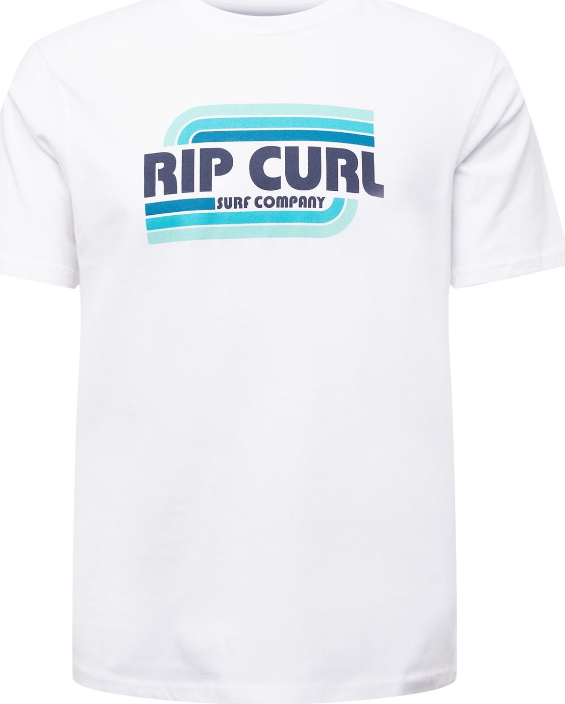 RIP CURL Funkční tričko 'YEH MUMMA' bílá / tyrkysová / námořnická modř