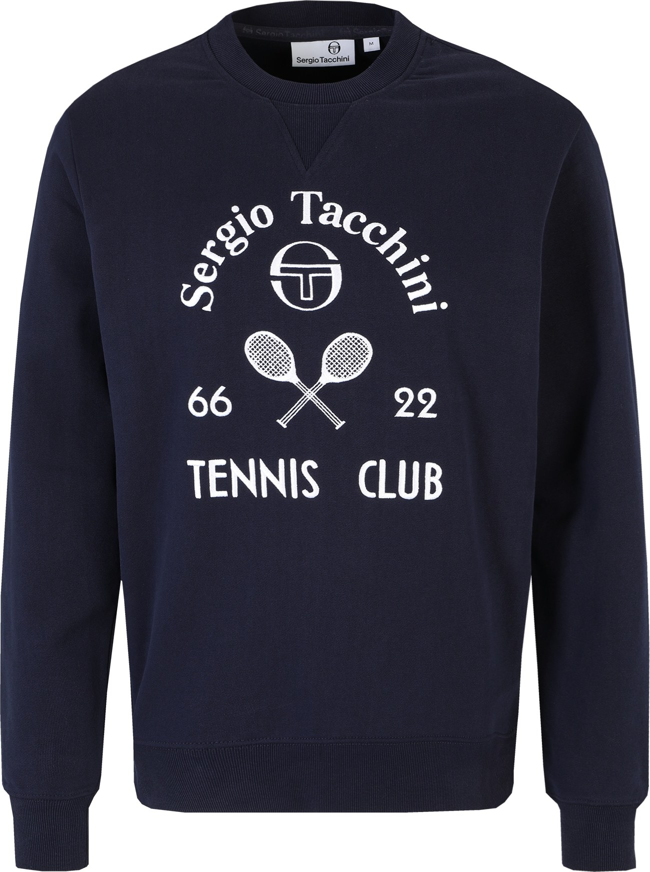 Sergio Tacchini Sportovní mikina '66 TENNIS CLUB' tmavě modrá / bílá