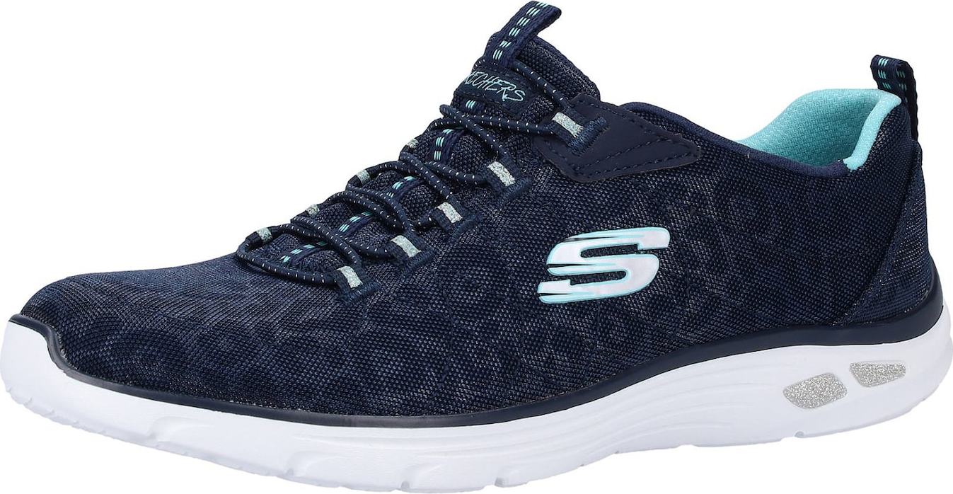 SKECHERS Tenisky 'Empire D'lux' námořnická modř / aqua modrá / marine modrá