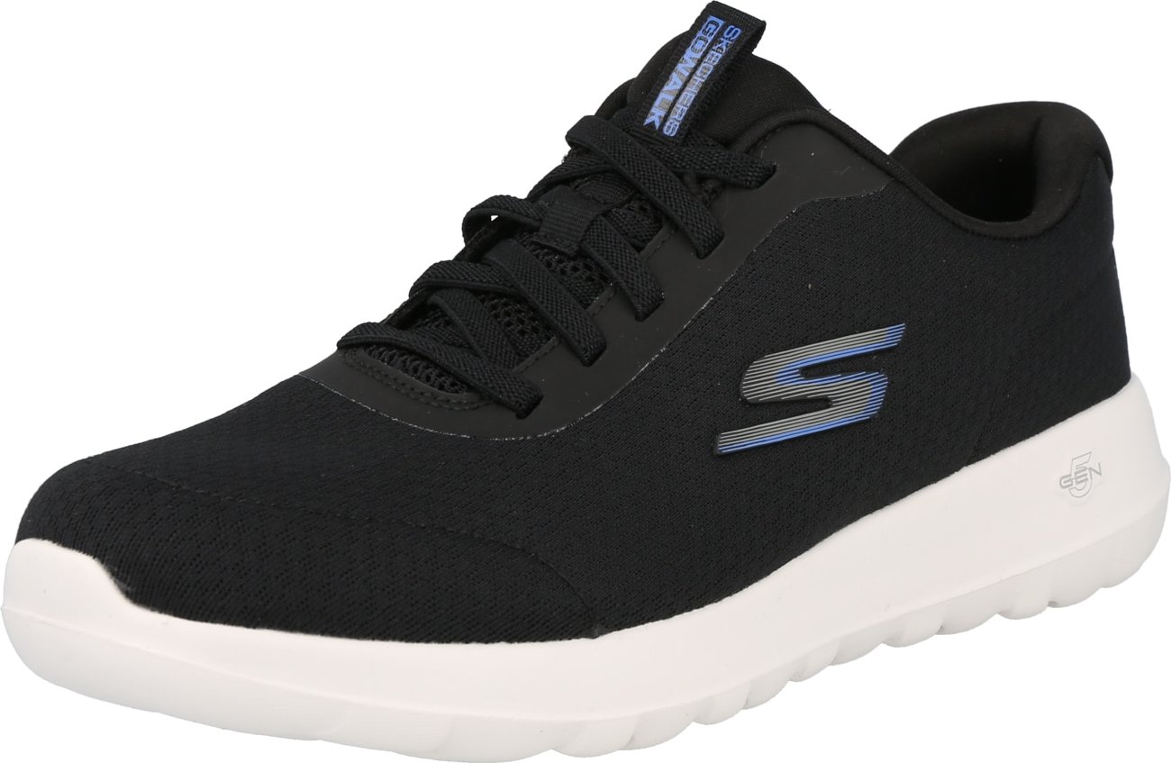 SKECHERS Tenisky černá / modrá / světle šedá