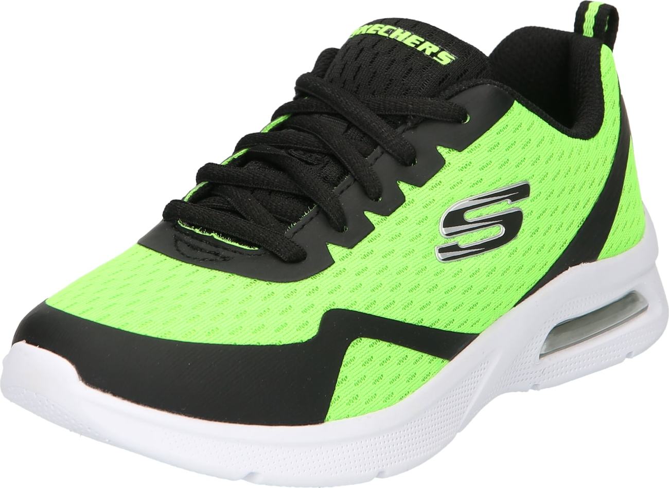 SKECHERS Tenisky 'MICROSPEC MAX' limetková / černá