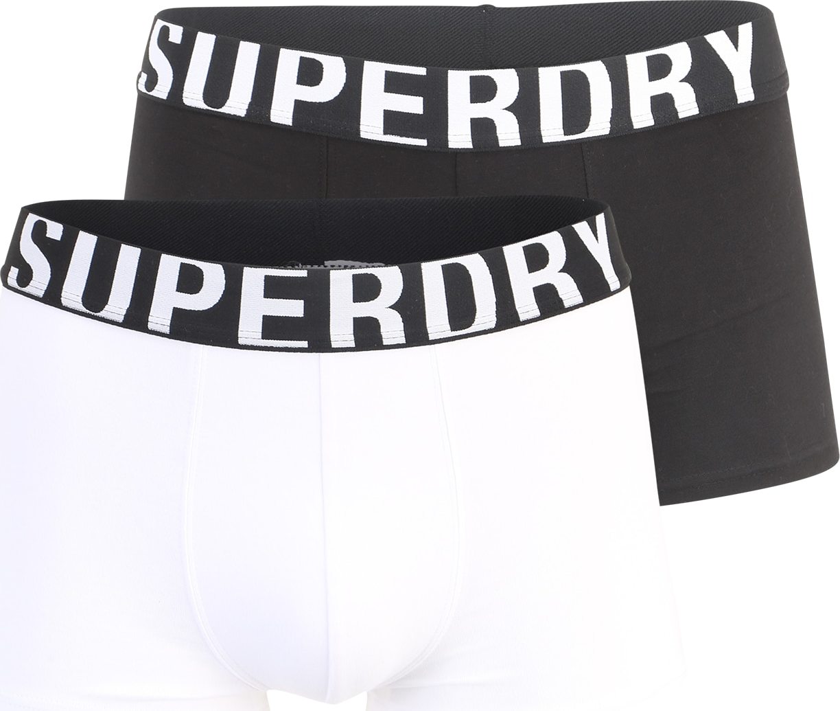 Superdry Boxerky bílá / černá