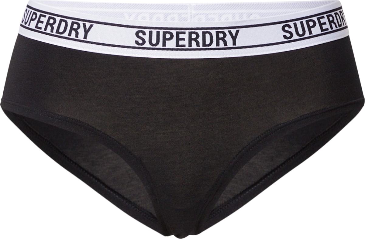 Superdry Kalhotky černá / bílá